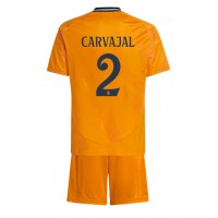 Real Madrid Daniel Carvajal #2 Replika babykläder Bortaställ Barn 2024-25 Kortärmad (+ korta byxor)